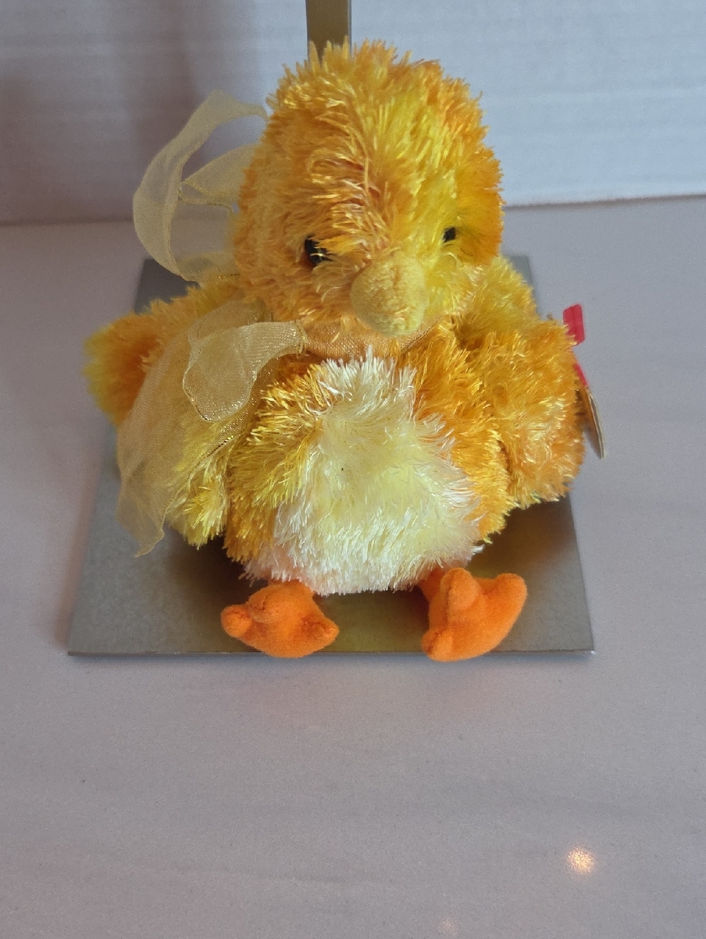 Ty Yellow Plush Chick with Orange Feet